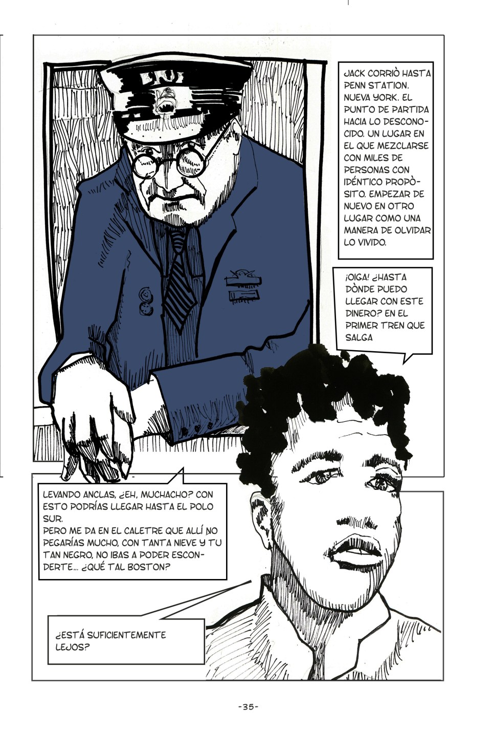 Jack Johnson,jose parra moreno, belen, comic,la gran esperanza negra