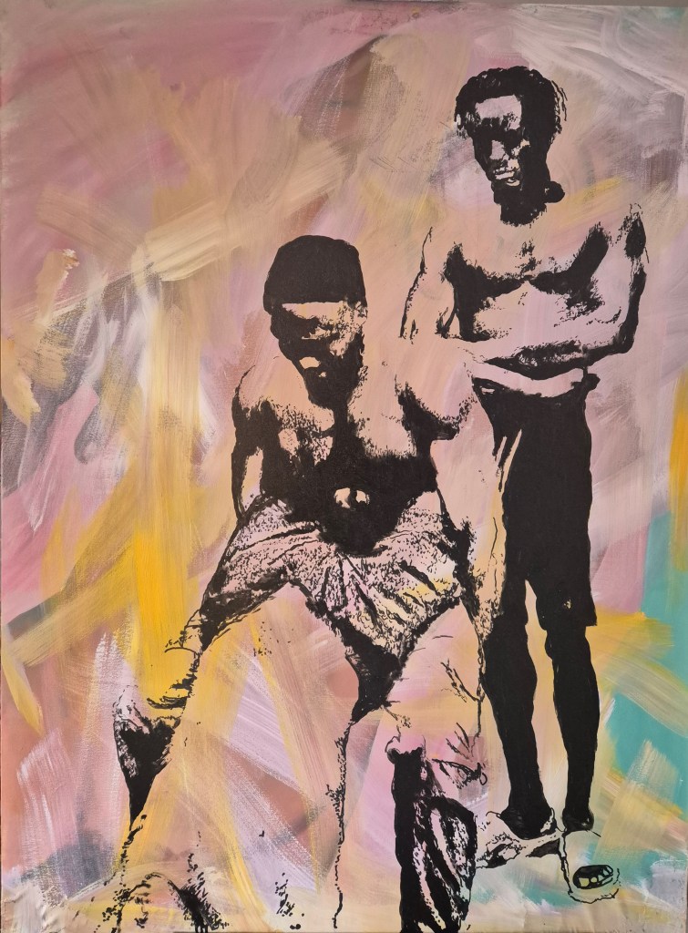 dos hombres haciendo deporte